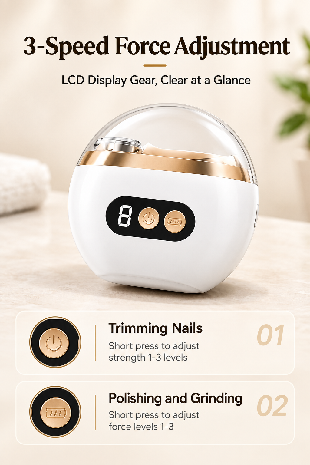 4-in-1 Electric Nail Clipper