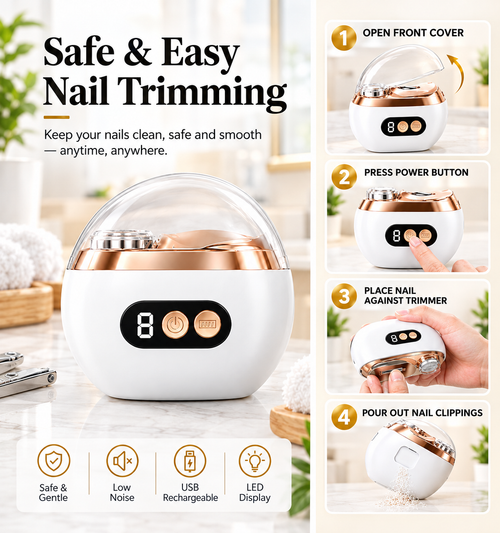 4-in-1 Electric Nail Clipper