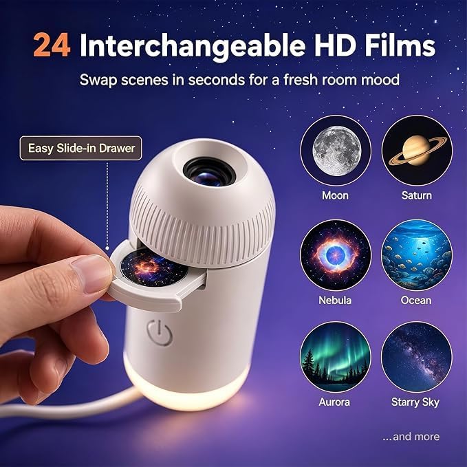 Portable Mini USB Starry Sky Projection Lamp