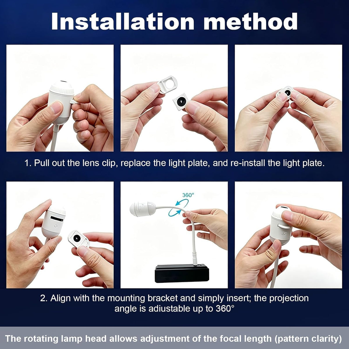 Portable Mini USB Starry Sky Projection Lamp